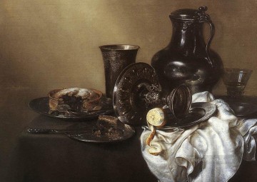 Naturaleza muerta clásica Painting - Naturaleza muerta 1636 Willem Claeszoon Heda